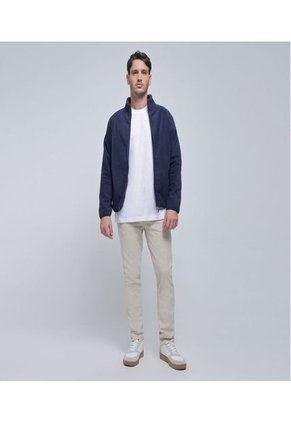 Chaqueta Para Hombre Abrigo Color Azul  Marca Ostu #60080109