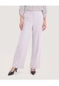 Pantalón Bota Ancha Con Textura  Para Mujer Gris Ostu de Ostu
