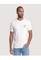 Camiseta Basica Con Screen  Para Hombre Beige Ostu de Ostu