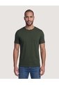 Camiseta Basica Cuello Redondo  Para Hombre Verde Ostu de Ostu