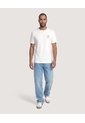 Camiseta Basica Con Screen  Para Hombre Beige Ostu de Ostu