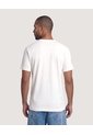 Camiseta Basica Con Screen  Para Hombre Beige Ostu de Ostu