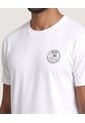 Camiseta Basica Con Screen  Para Hombre Beige Ostu de Ostu