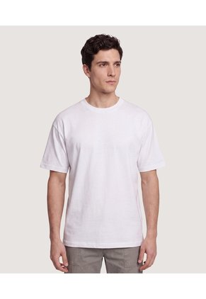 Camiseta Estampado Posterior  Para Hombre Gris Ostu