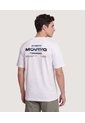 Camiseta Estampado Posterior  Para Hombre Gris Ostu de Ostu