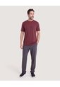 Camiseta Active Texture  Para Hombre Café Ostu de Ostu