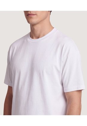 Camiseta Estampado Posterior  Para Hombre Gris Ostu