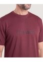 Camiseta Active Texture  Para Hombre Café Ostu de Ostu