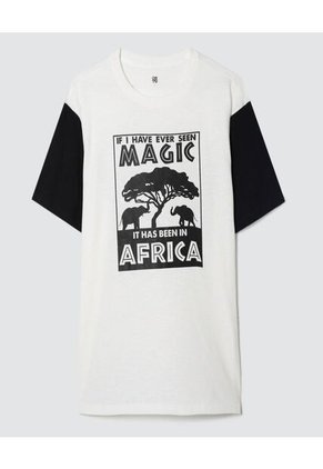 Camiseta Para Hombre Manga Corta Color Blanco Marca Ostu #60091153