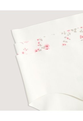 Panty Hipster Invisible Floral Pack X3 X3 Para Mujer Surtido Ostu