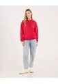 Buzo Para Mujer Hoodie Color Rojo Marca Ostu #40060406 de Ostu