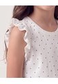 Niña-Camiseta Boleros Dots  Infantil Niña Crema Ostu de Ostu