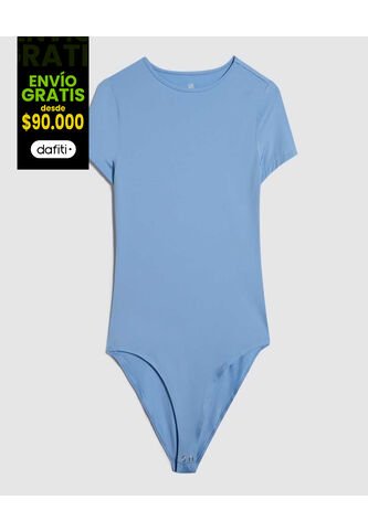 Body Para Mujer Manga Corta Color Azul  Marca Ostu #40200154 Ostu