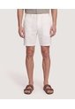 Bermuda Básica Con Bolsillos  Para Hombre Blanco Ostu de Ostu