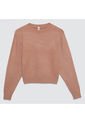 Saco Para Mujer Cuello Redondo Color Café  Marca Ostu #40330077 de Ostu