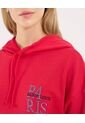 Buzo Para Mujer Hoodie Color Rojo Marca Ostu #40060406 de Ostu