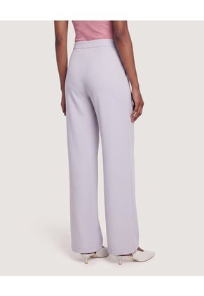 Pantalón Wide Leg Sastre  Para Mujer Gris Ostu