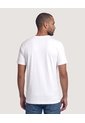 Camiseta Basica Con Screen  Para Hombre Crema Ostu de Ostu