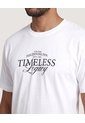 Camiseta Basica Con Screen  Para Hombre Crema Ostu de Ostu