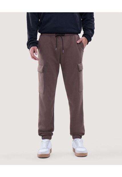Pantalon Para Hombre Jogger Color Camel Marca Ostu #60070412