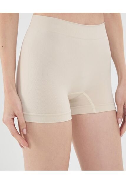 Panty Para Mujer Seamless Boxer Color Beige Marca Ostu #40800073
