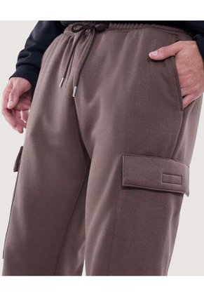 Pantalon Para Hombre Jogger Color Camel Marca Ostu #60070412
