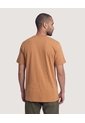 Camiseta Basica Con Screen  Para Hombre Mostaza Ostu de Ostu