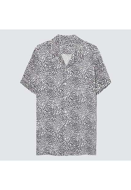 Camisa Para Hombre Manga Corta Sin Bolsillo Color Negro Marca Ostu #60010526