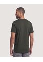 Camiseta Basica Con Screen  Para Hombre Verde Ostu de Ostu