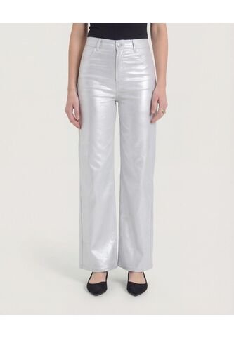 Pantalón  Para Mujer Moda Color Plata Marca Ostu #40070914 Ostu