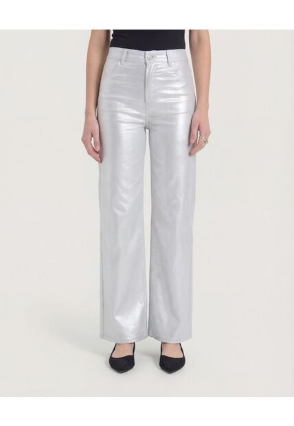 Pantalón  Para Mujer Moda Color Plata Marca Ostu #40070914