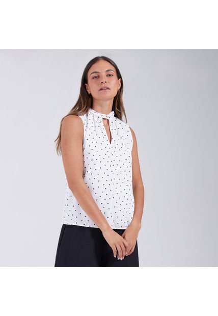 Blusa Para Mujer Manga Sisa Color Crudo Marca Ostu #40120864