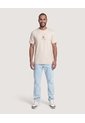 Camiseta Basica Con Screen  Para Hombre Arena Ostu de Ostu
