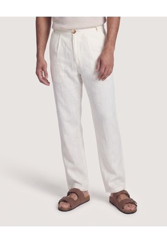 Pantalón De Moda Con Pinzas  Para Hombre Arena Ostu Ostu