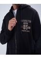 Buzo Para Hombre Zipper Color Negro Marca Ostu #60060438 de Ostu