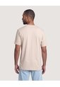 Camiseta Basica Con Screen  Para Hombre Arena Ostu de Ostu
