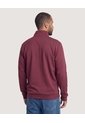 Buzo Half Zip Con Estampado  Para Hombre Vino Ostu de Ostu