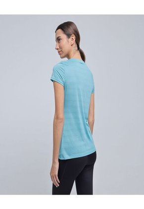 Camiseta Para Mujer Manga Corta Color Azul Marca Ostu #40092180