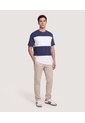 Camiseta Bloques  Para Hombre Azul Ostu de Ostu