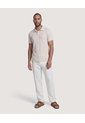 Pantalón De Moda Con Pinzas  Para Hombre Arena Ostu de Ostu