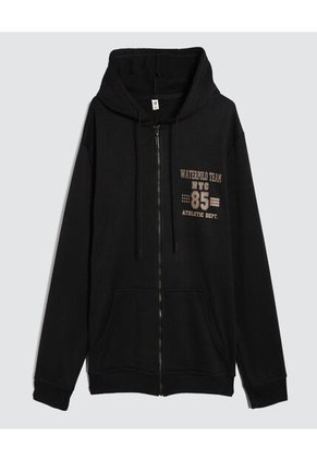 Buzo Para Hombre Zipper Color Negro Marca Ostu #60060438