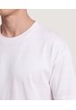 Camiseta Estampado Posterior  Para Hombre Crema Ostu de Ostu