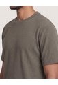 Camiseta Regular Texturizada  Para Hombre Verde Ostu de Ostu