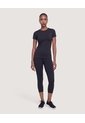 Leggings Capri Pretina Alta  Para Mujer Negro Ostu de Ostu