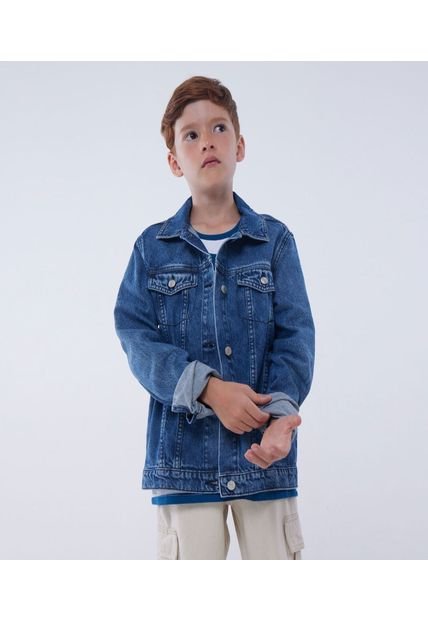 Chaqueta Niños Ostu Trucker Azul Algodón 80080030-5787