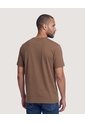 Camiseta Screen Regular  Para Hombre Café Ostu de Ostu