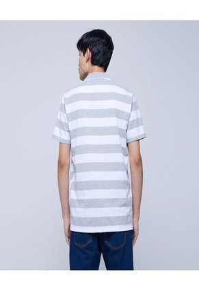 Polo Para Hombre Cuello Tejido Con Bolsillo Color Gris  Marca Ostu #60110609