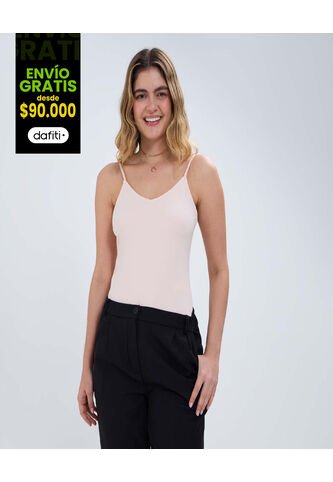 Body Para Mujer Manga Sisa Color Rosado  Marca Ostu #40200151 Ostu