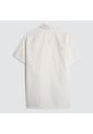 Camisa Para Hombre Manga Corta Sin Bolsillo Color Blanco Marca Ostu #60010619 de Ostu