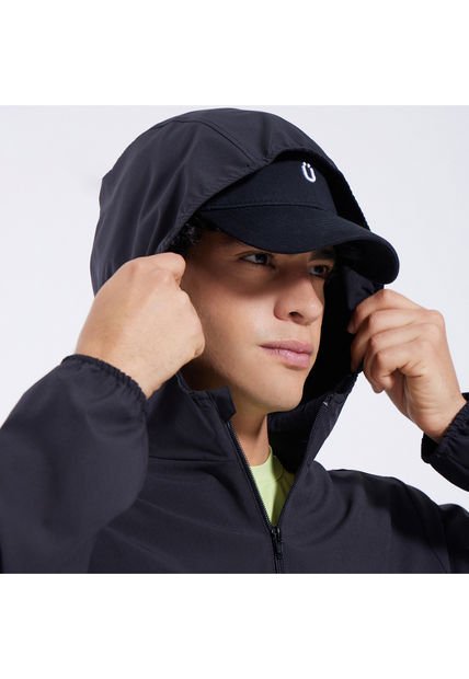 Chaqueta Para Hombre Deportiva Color Negro Marca Ostu #60080113